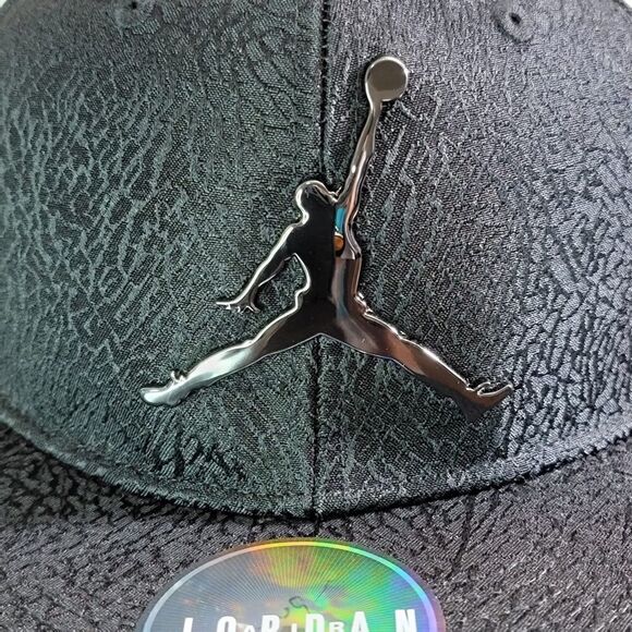 Air Jordan 1 2 3 4 5 6 7 11 12 OG Retro Bred Playoffs Snapback Hat Black Cat New - Picture 12 of 13